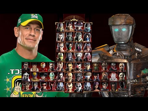 Mortal Kombat 9 - JOHN CENNA WWE 🥊 & ATOM 🤖 - Expert Tag Ladder - Gameplay @(1080p) - 60ᶠᵖˢ ✔