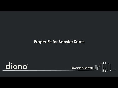 Diono® Boosters | Ask a CPST | Proper Fit