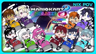 【MARIO KART 8】 The WORST Luck in Human History 🤡 【Nix Voltare | FIRST STAGE PRODUCTION】