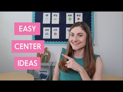 Quick and Easy Ideas for Literacy and Math Centers