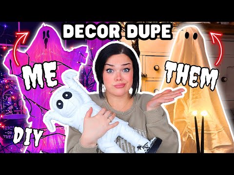 Can I Do It BETTER & LESS EXPENSIVE!?  | $100 Halloween Box DECOR DUPE!