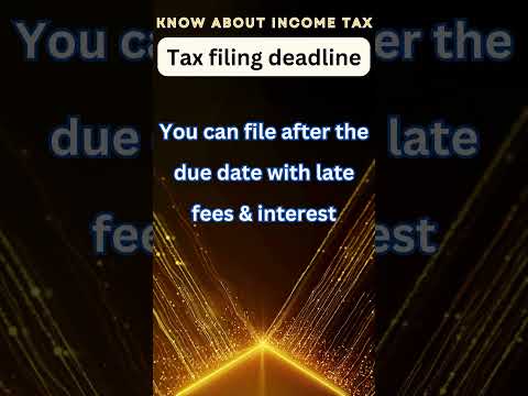 Income Tax filing deadline | #taxfiling #taxfilingduedate #itrduedate #itrfiling #cainchennai #ca