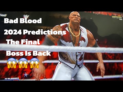 Bad Blood 2024 Predictions The Final Boss Returns 😱😱😱