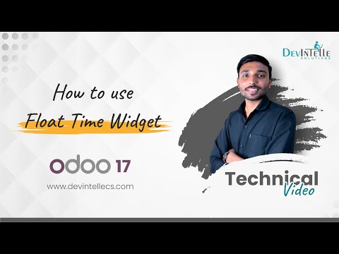 How to use Float Time Widget in Odoo | Odoo Technical Session