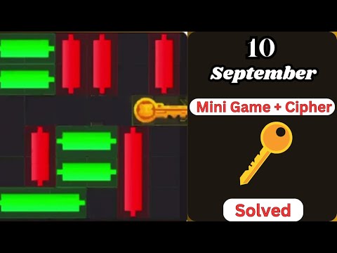 Hamster Kombat 10 september mini game (SOLVED 100%) Puzzle,Daily Cipher, Daily combo card Live Now