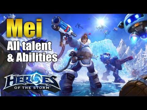 Mei (New HotS Hero) All talents and abilities!