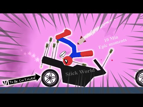 10 Min Best falls | Stickman Dismounting funny and epic moments | Like a boss compilation #662