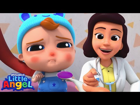 Doctor Knows Best - Sick Song | Little Angel And Friends Kid Songs