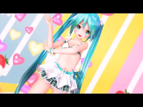 【MMD】ダーリンダンス / Darling Dance「水着あぴミク」【2K・60fps】