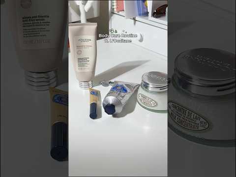 Body care routine with L’Occitane #bodycare #bodycareroutine #routine #nighttimeroutine