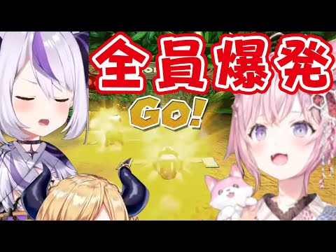 ラプこよちょこ ざこ争いまとめ【ホロお正月CUP2022/ラプラス・ダークネス/博衣こより/癒月ちょこ/ホロライブ切り抜き】