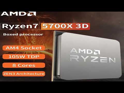 New AMD Ryzen 7 5700X3D - R7 5700X3D 5000 Series 8-Core 4.1 GHz Socket AM4 Threa