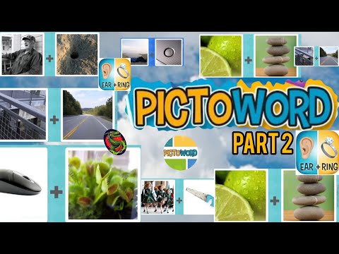 FIRST LOOK, Pictoword Game ALLL EVELS ANSWERS - [ part 2 ]-بيكتوورد :لعبة كلمات الدماغ