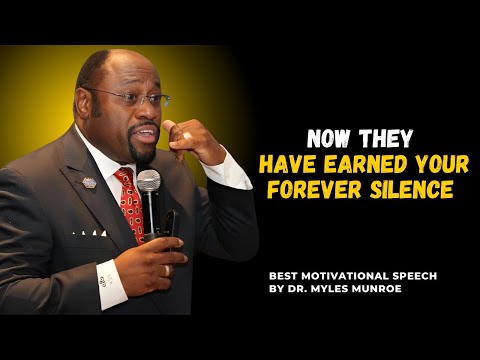 When Silence Becomes Your Loudest Statement||#MylesMunroe, #MotivationalSpeech, #Peace, #SelfGrowth