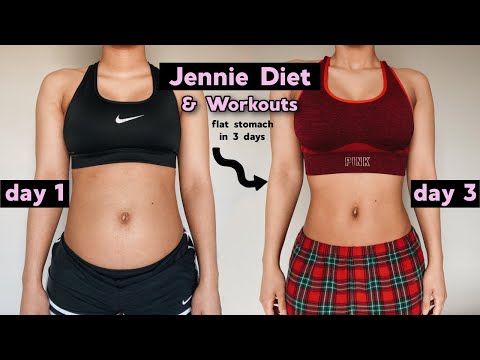 BLACKPINK JENNIE diet + workouts | I ate like Jennie Kim for 3 days (KPOP CHALLENGE)