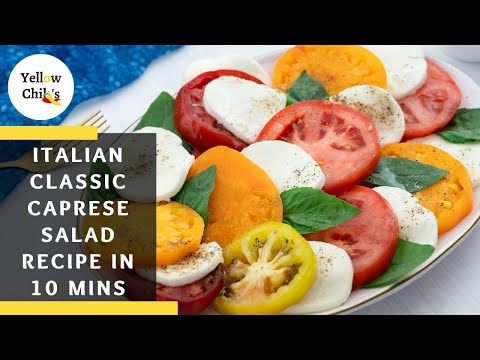 Italian Classic Caprese Salad Recipe in 10 Minutes!