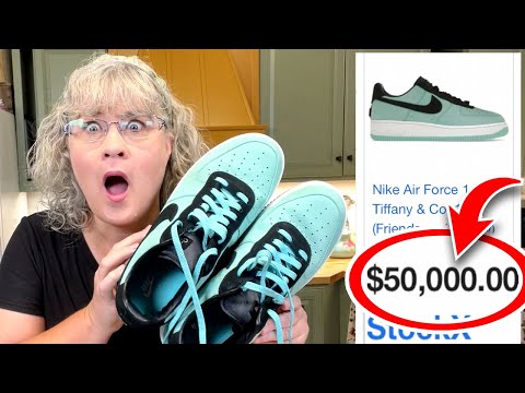 Jaw-dropping! $15,000 Tiffany Nike Shoe Haul - Tiffany And Co Nike Air Force 1