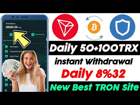 New TRON-TRX Mining Site | Daily income | Tron Trx Earning Site Today | Long time Trx  Website