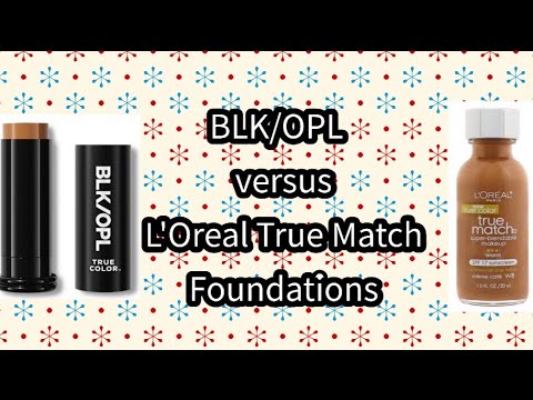 Vlogmas Day 20 | Trying on BLK/OPL and L'Oreal Paris True Match Foundations