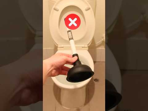 DIY blocked toilet fix