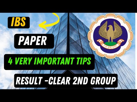 |CA Final IBS Paper 4 Most Important Tips Help You Clear Your CA Final Group -2 Sure Shot|