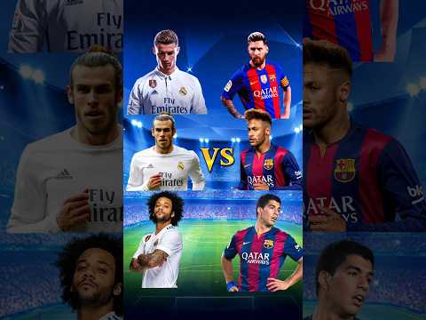 REAL Madrid player Vs Barcelona player 💥💥🥶