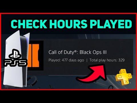 PS5 HOW TO CHECK HOURS PLAYED EASY NEW!