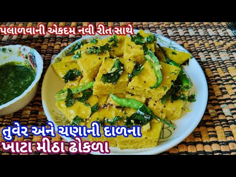 વાટી દાળના ખમણ & ખમણ ચટણી .. આવો નાસ્તો સવારે મલી જાય તો??? Vatidar Khaman Dhokla Resipy