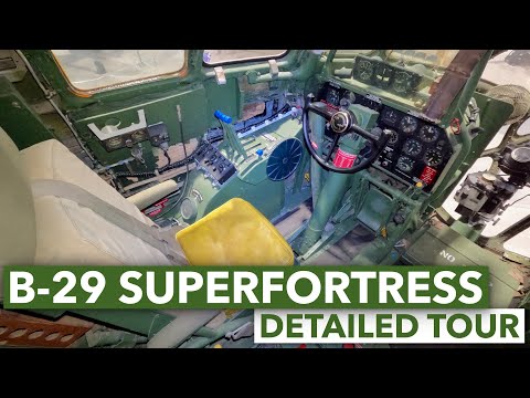 Detailed tour through a Boeing B-29 Superfortress