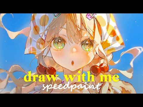 J U L Y // Draw with me +  Photoshop speedpaint