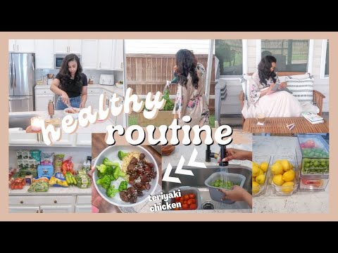 HEALTHY ROUTINE: HUGE GROCERY HAUL AND FOOD PREP | HEALTHY RECIPE IDEA // LoveLexyNicole