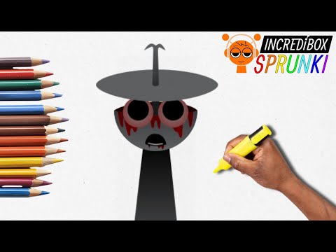 How to Draw Sprunki CLUKR Horror - INCREDIBOX Sprunki | Step-by-Step Tutorial