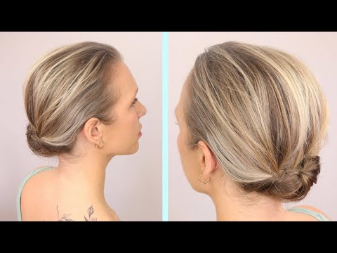 Quick & Easy Work Hairstyle For Fine Thin Hair In 5 Minutes