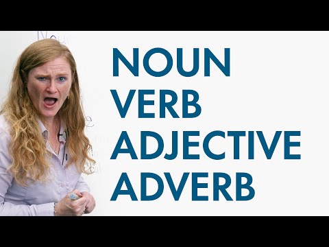 Learn English Grammar: NOUN, VERB, ADVERB, ADJECTIVE