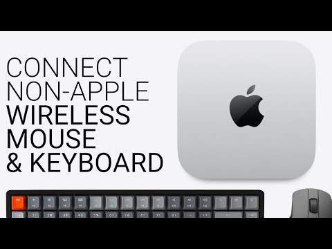 Connect Non-Apple Wireless Bluetooth Mouse & Keyboard During Mac Mini M4 Setup