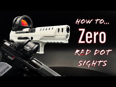 How to Zero your Red Dot Sight (RDS) for Competition, Freehanded!