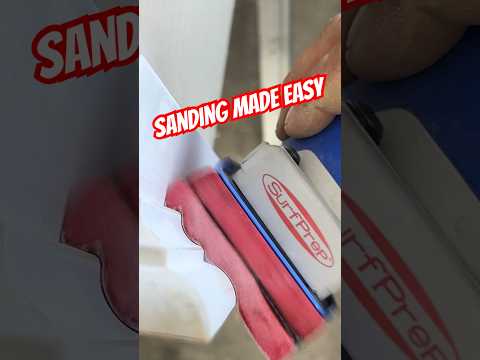 Sanding made easy with Pro Foam from @SurfPrepSanding #sanding #easy #professional