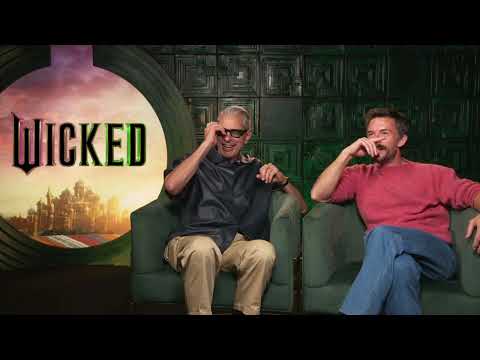 Wcked - itw Jeff Goldblum and Jonathan Bailey (Official video)