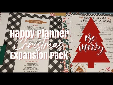 Opening the HAPPY PLANNER CHRISTMAS Expansion Pack - 2019