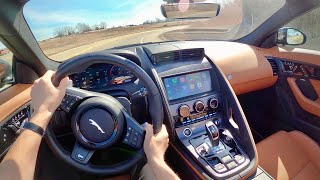 2021 Jaguar F-Type R AWD Convertible - POV Review