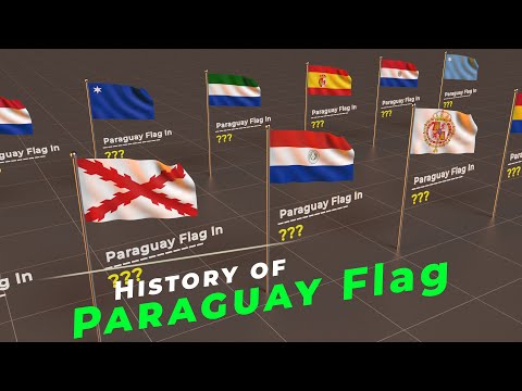 History of Paraguay Flag | Evolution of Paraguay Flag | Flags of the World |