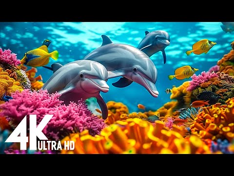 Marvel at the sea animals in the most amazing 4K ULTRA HD aquarium - Mesmerizing underwater journey