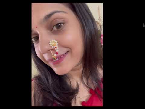 How to make Traditional Maharashtrian Nath | handmade Nath