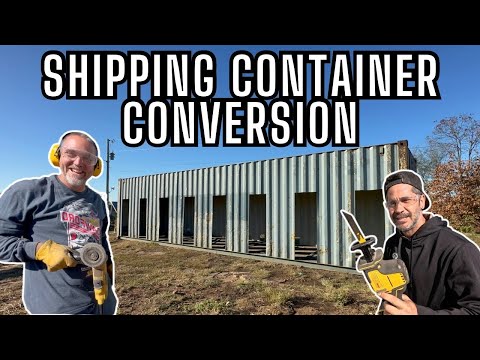 Ultimate Shipping Container Chicken Coop Conversion! | Cutting Custom Doors & Runs For Rare Breeds