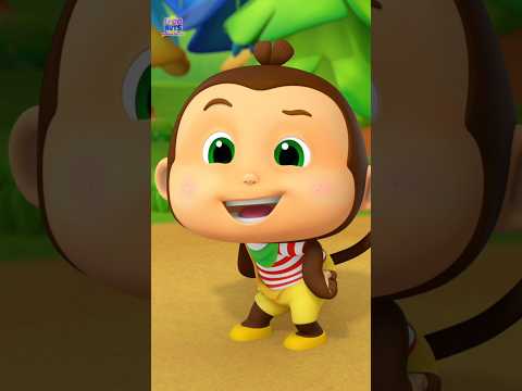 Monkey Dance Song #shorts #nurseryrhymes #kidssongs #ytshorts #preschool