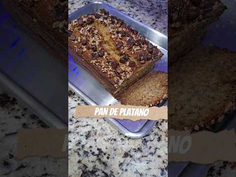 PAN DE PLATANO  #baker #pan #platano #pandeplatano #repostera #reposteria #receta #freetutorial