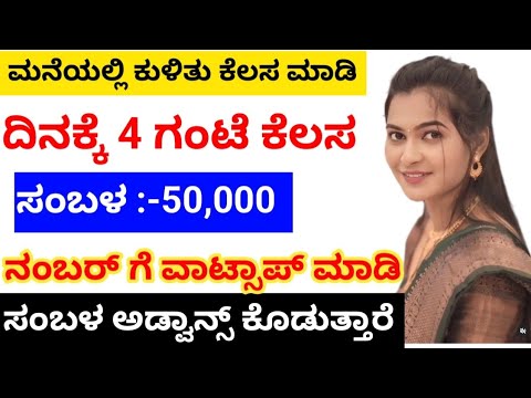 work From Home Job ಮನೆಯಲ್ಲಿ ಕುಳಿತು ಕೆಲಸ ಮಾಡಿ || Software Development Engineer || how to make money