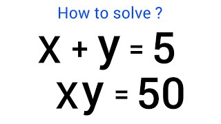 A Nice Math Olympiad Algebra Problem. X=? & Y=?