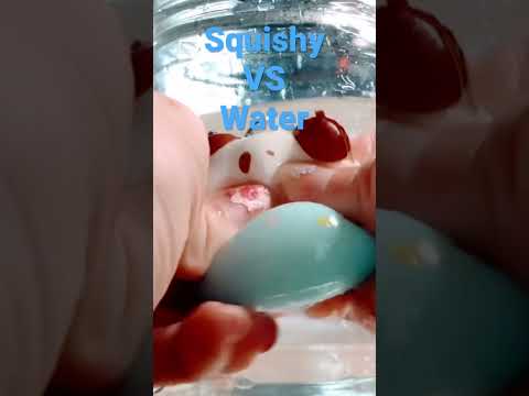 Squishy VS water 💦 #squishy