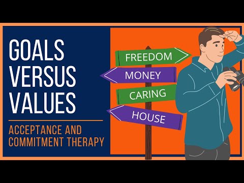 Values Versus Goals In Acceptance And Commitment Therapy